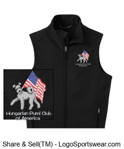 2025 Pumifest Soft Shell Vest - Mens Design Zoom